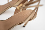 Load image into Gallery viewer, Lucia Gold Floral Sandal