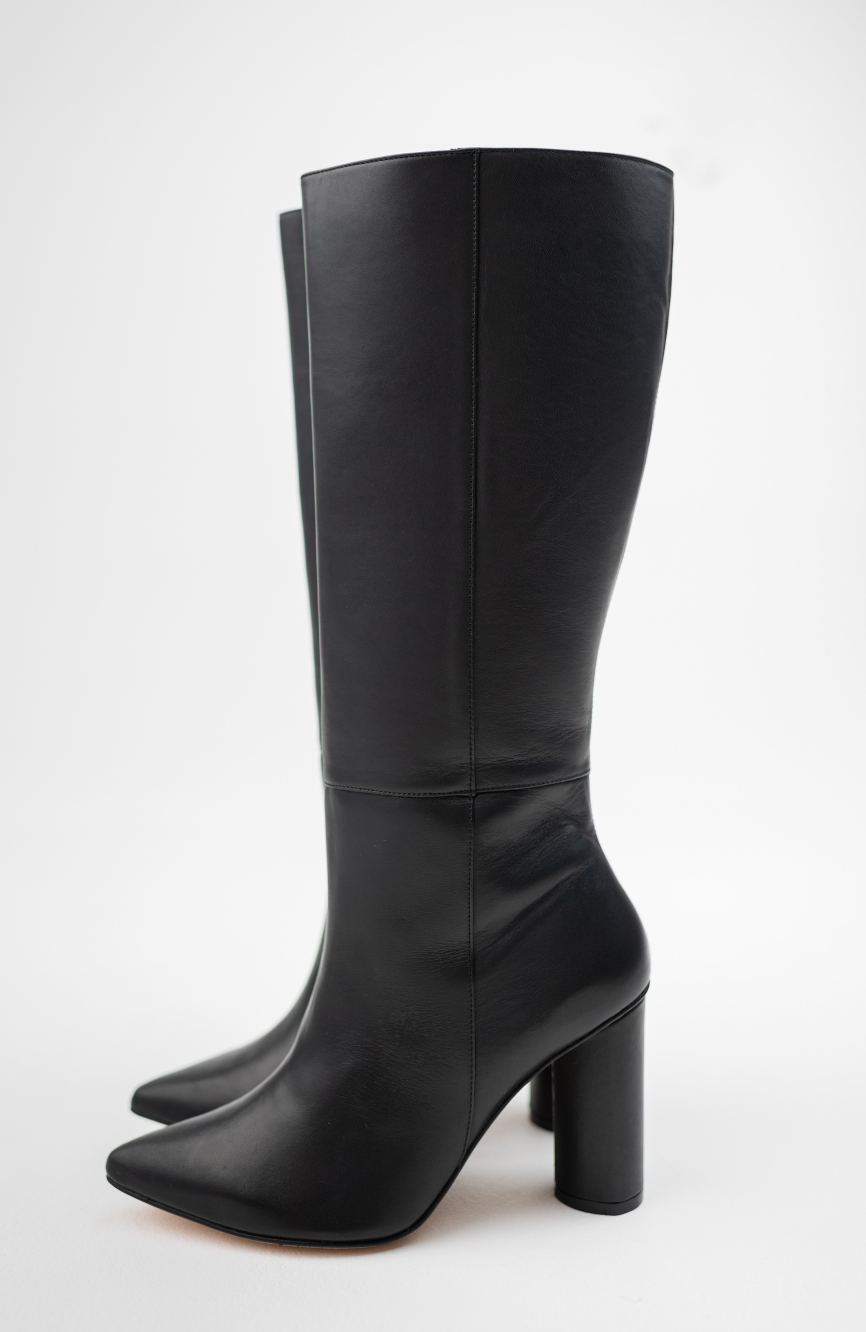 Bota alta Celina - Negra