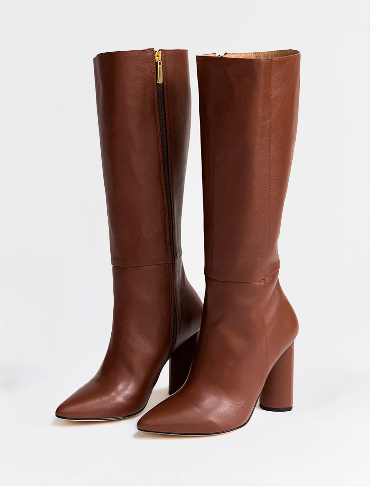Bota alta Celina - Camel