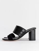 Load image into Gallery viewer, Catalina Mule Black Shoes Alma Caso