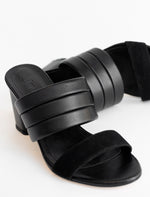 Load image into Gallery viewer, Catalina Mule Black Shoes Alma Caso