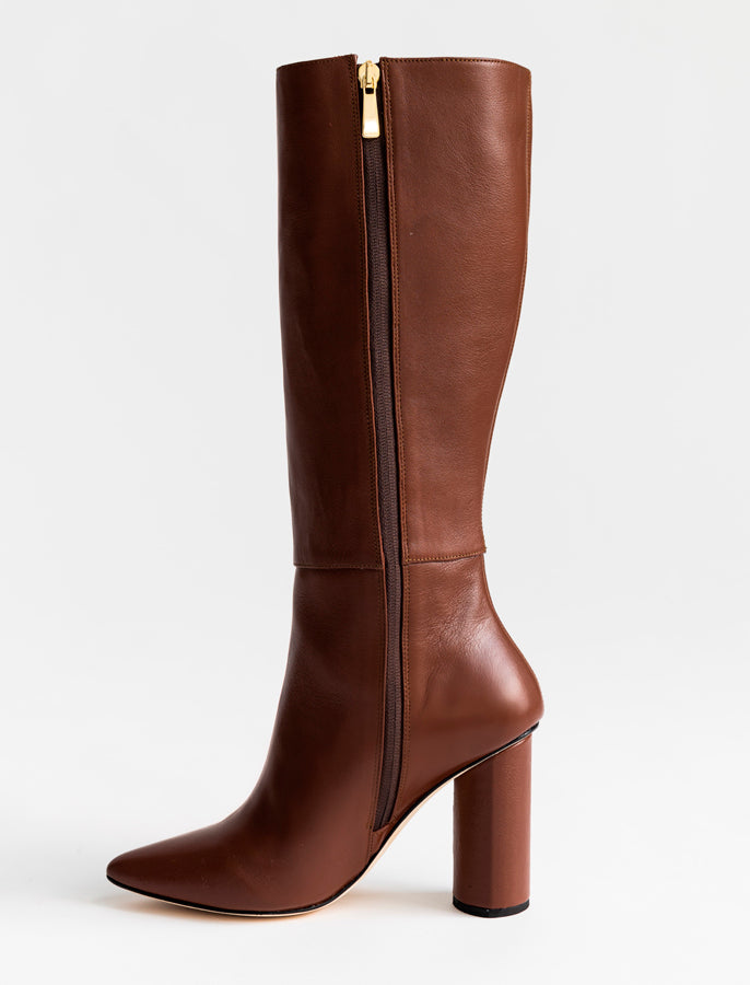 Celina Tall Boot Camel Shoes Alma Caso