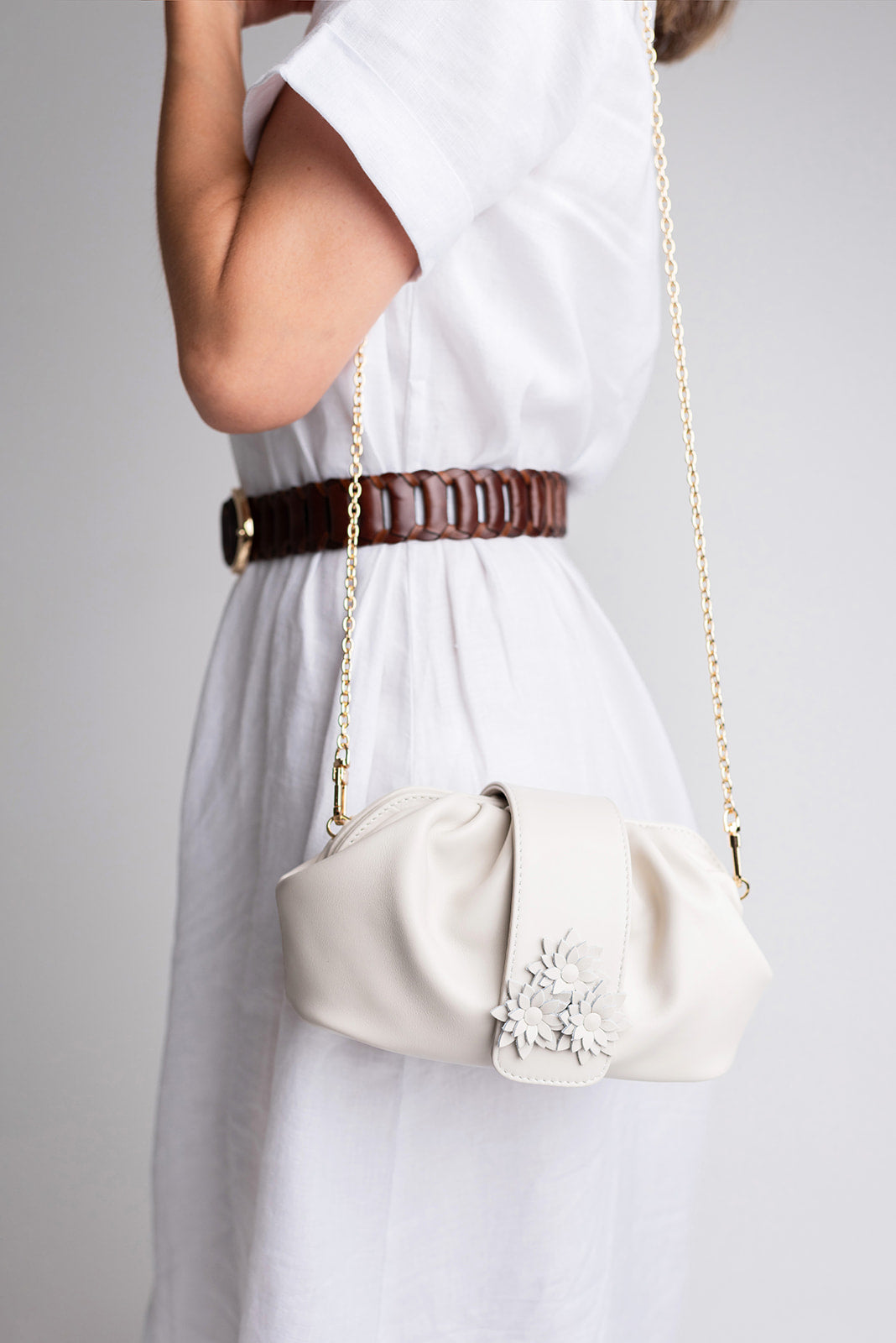 Julieta Clutch - Ivory