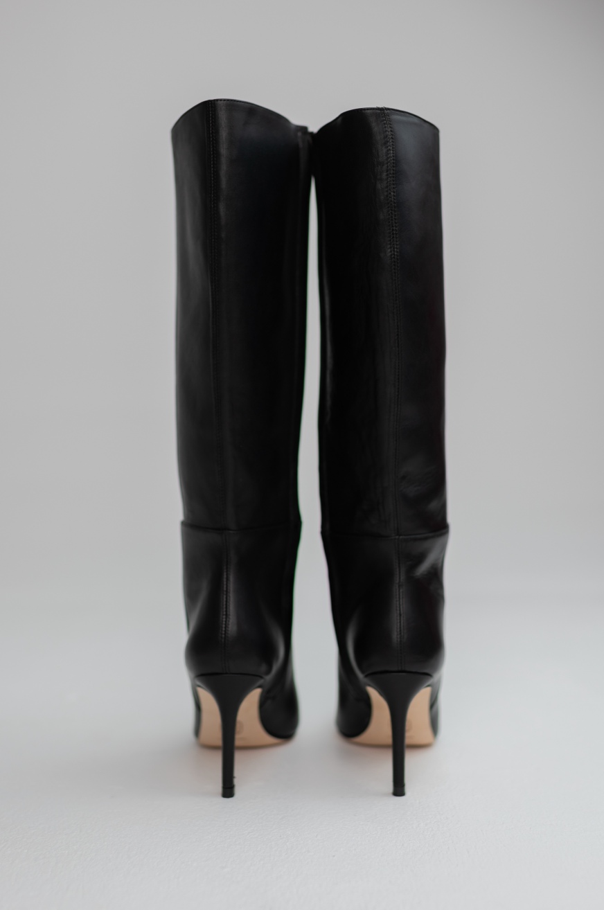 Bota alta Paloma negra