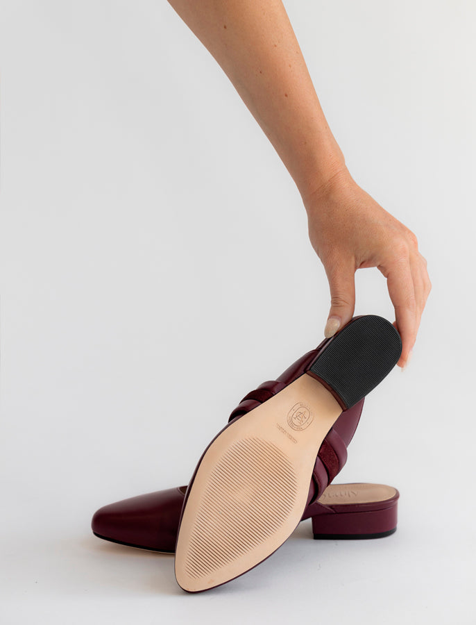 Burgundy Alma Caso Shoes