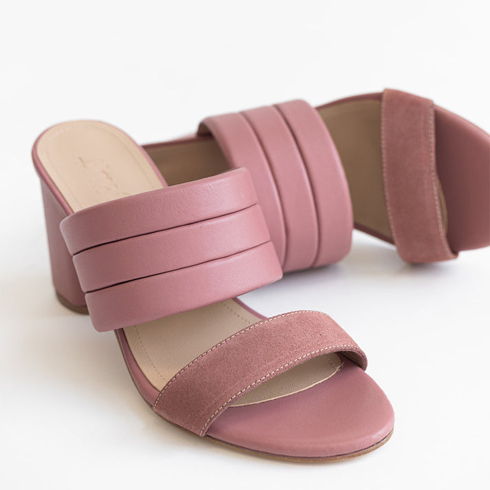 Catalina Mule Pink Shoes Alma Caso