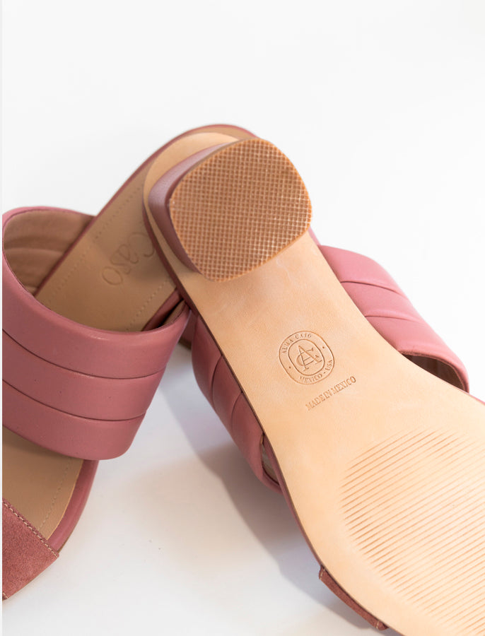 Catalina Mule Pink Shoes Alma Caso