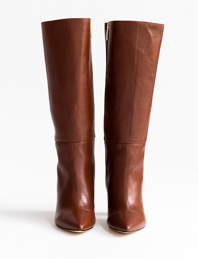 Celina Tall Boot Camel Shoes Alma Caso