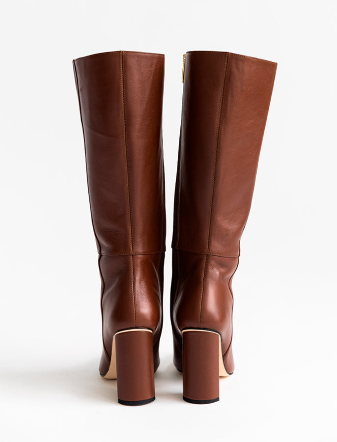 Celina Tall Boot Camel Shoes Alma Caso