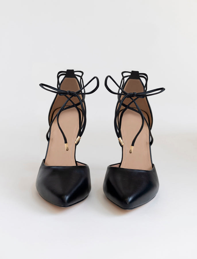 Estela Pump Black Alma Caso Shoes