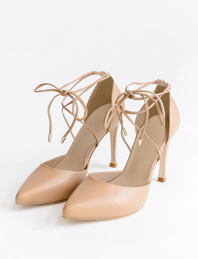 Estela Pump Nude Alma Caso Shoes